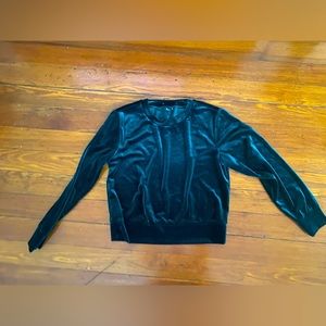 Green Velvet Sweater from Modcloth in a size MEDIUM